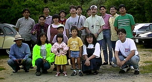 宴会参加者の集合写真